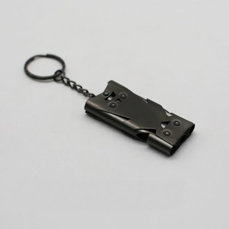 Nödvisselpipa 3 rör Hög decibel Metallvisselpipa med sladd, Vandringssignal