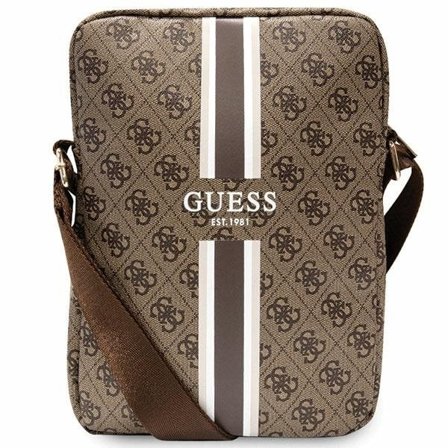 Guess Väska GUTB10P4RPSW 10" brun/brun 4G Stripes Tablet Bag