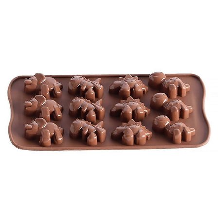 12-spors kakebakeform, kjeks, sjokolade, fondant, silikonform, bakeform, hjemmekjøkken, bakeriverktøy