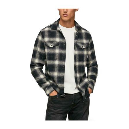 Pepe Jeans Casual Shirts Sort, Herre