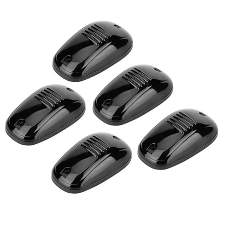 5 stk 9LED Takmarkørlys Mus Advarselslampe Pickup Truck Passer til Dodge Svart