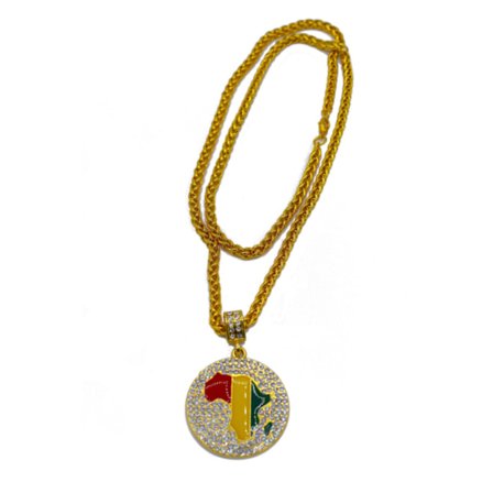 Iced Afrika halskjede