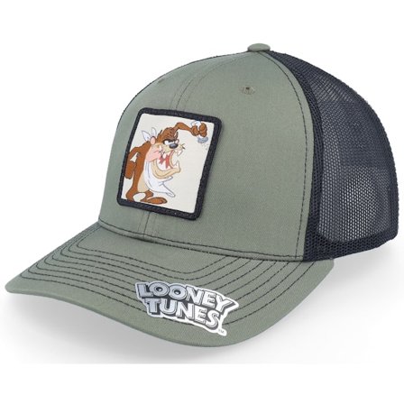 Looney Tunes - Grün trucker Cap - Taz Hungry Loden/Black Trucker @ Hatstore