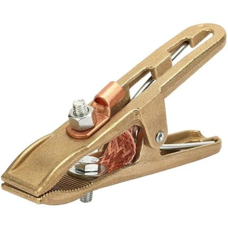 ING Hitsauspuristin 260A 300A 500A Messinkimateriaali A-muotoinen maadoituspuristin hitsauskoneeseen (500A)