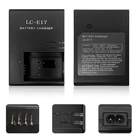 Batterioplader til Canon kamera LP-E17 oplader, 850D 800D M3 M5 M6 200D