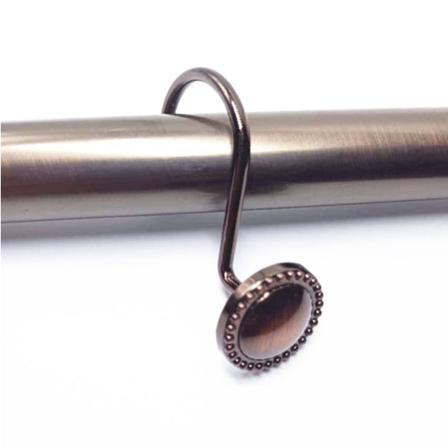 Duschdraperikrokar, diamantformade duschdraperiringkrokar f