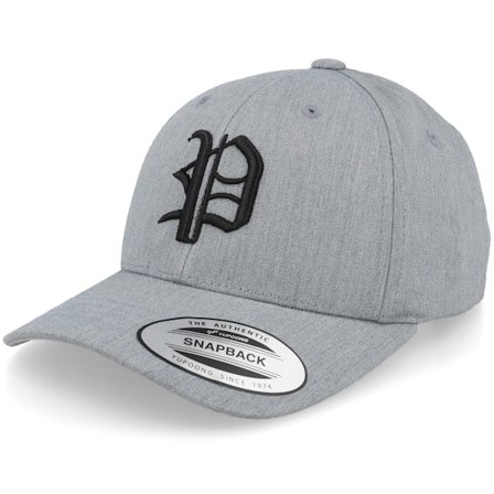 Kinder Kiddo Cap - Grau adjustable Cap - Kinder P Letter 3d Heather Grey Adjustable @ Hatstore