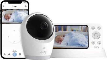 Eufy Baby Monitor E21 Schwarz, Weiß