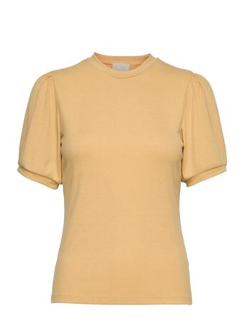 Johanna T-Shirt T-shirt Top Gul Minus