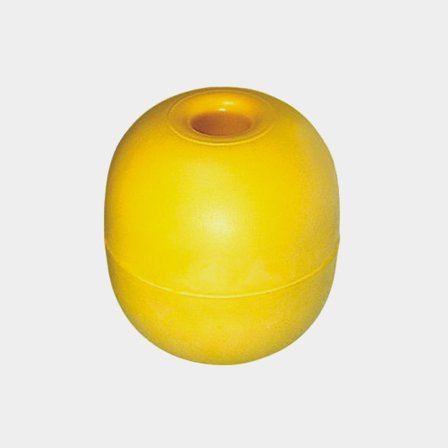 Bojka sygnalizacyjna / sieciowa Polyform Purse Seine Float BPB9800, 27.4 cm, Ø24.8 cm, żółty - Jachtowa