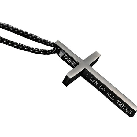 Stilrent Simpel Design Kors Halsband