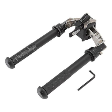 Justerbart Bipod-stativ i rustfrit stål med adapter til jagt og skydning, gave til mor - God