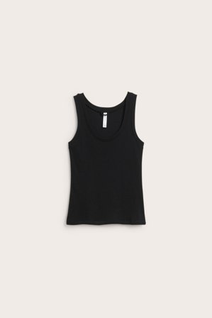 Kappahl | Singlet i merinoull | Svart