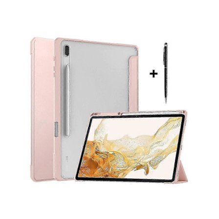 Samsung Galaxy Tab S8 Plus 12.4 2022 Sm-x800 Sm-x806 / Tab S7 Fe 12.4 Tommer 2021 / Tab S7 Plus 12.4 2020 Med Penneholder, Universal Stylus(h})