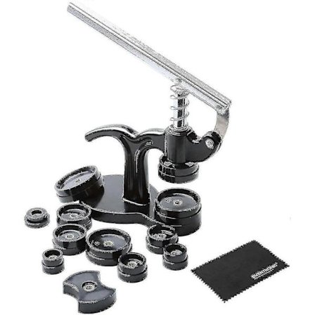 Urkassepresse, urverktøy for lukking av urkassebord 12 størrelser av former