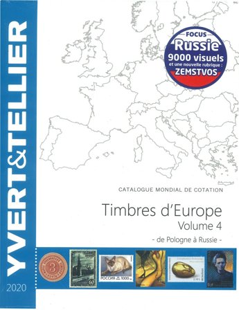 Yvert & Tellier - Europa 2020 - Bind IV (P-R) - Frimærkekatalog