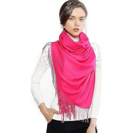 Damscarf Pashminasjalar och omslag för aftonklänning Brudtärna Bröllop Vinter Varm Lång Stor Scarves