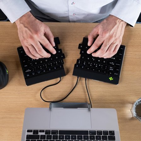 R-GO Tools R-Go Split Ergonomic Keyboard, QWERTY(US) - tastatur - QWERTY - USA - svart Inn-enhet