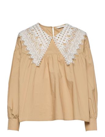 Nucindy Ls Shirt Beige Nümph