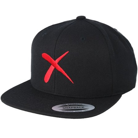 Cap Cross Black Snapback - Iconic - Schwarz Snapback