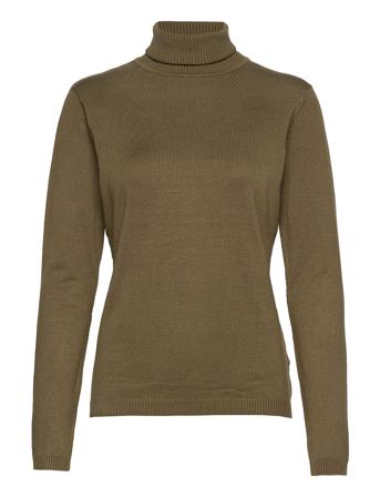 Srmarla Rollneck Knit Høyhalset Pologenser Grønn Soft Rebels