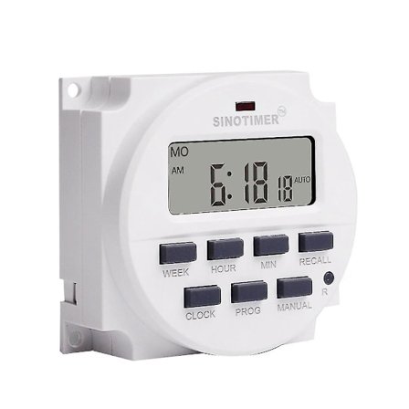 Tm618h-4 Dc 12v Volt Spenningssutgang Digital 7 Ukentlig Programmerbar Timerbryter Tidrelé Kontroller 12v Timer (FMY)