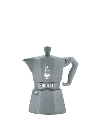 Bialetti Kokare 3 kopp MOKA EXCLUSIVE INDUCTION Grå BIALETTI Köksredskap Unisex 130ml 15x9,8x16cm