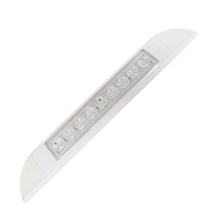 9 LED Markiselys 12V 24V Vanntett 256mm Utvendig Campingvogn Bobil Strip Lampe