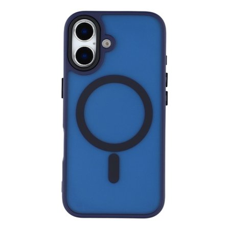 iPhone 17 Mobilskal MagSafe Skin Touch - Marinblå