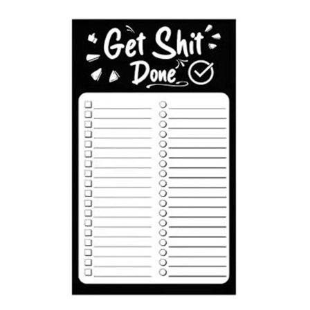 Magnetisk To Do Liste Notisblokk Daglig Sjekkliste Mål Påminnelser Notater Motiverende Organizer Skrivesaker for Student Lærer