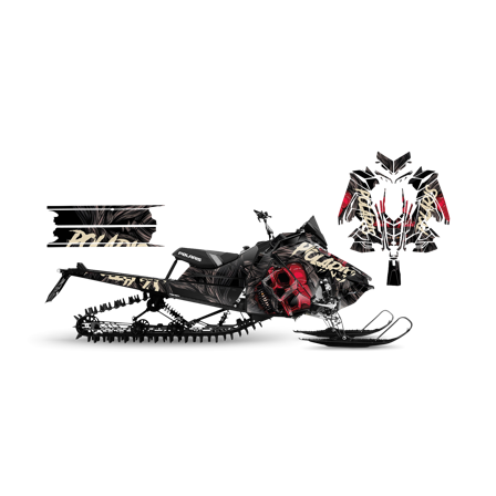 Tarrasarja SweTown Beard Pääkallo - Polaris Axys 800 Switchback XCR 2018-2020