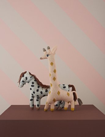 OYOY MINI Darling - Baby Guggi Giraffe - Pink - ONE SIZE