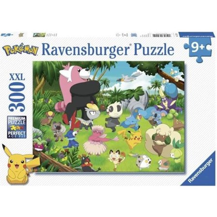 POKÉMON Pussel 300 bitar XXL - Vilda Pokémon - Ravensburger - Barnpussel 300 bitar - Från 9 år