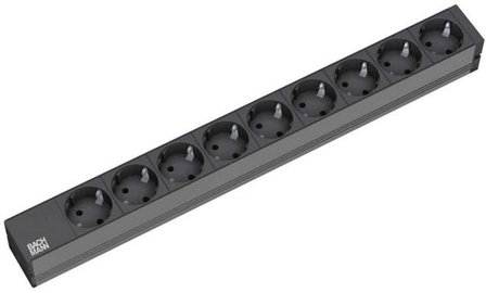 BACHMANN 9X Schuko, 2M Power Extension