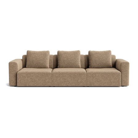 Como XL 3 personers sofa - Anthology Mørk Beige - 288x100x83 - Sofa, 3 personers sofa