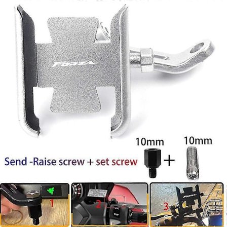 Til Honda Forza 125 250 300 350 750 Motorcykel Mobiltelefonholder GPS Navigator Bakspejl Styrbeslag Tilbehør - Styr Tilbehør M