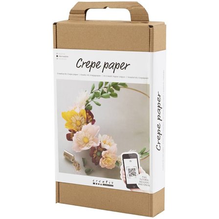 Creativ Company DIY-kit Papierblumen Blumenkranz