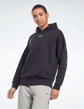 Reebok Performance Lux Oversized Hoodie - Black - L
