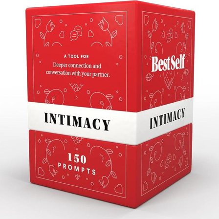 Intimitetskortspil med 150 relationsopbyggende samtalestartere, meningsfuldt parspil, perfekte kortspil til par