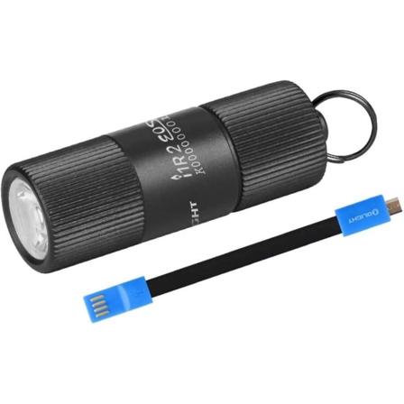 I1r 2 Eos Mini Ladattava Led-Taskulamppu 150 Lumenia Vain 13g Avaimenperälamppu Micro-Usb-Kaapelilla Ladattava Akku Mukana