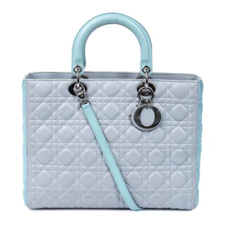Dior Vintage, Pre-owned Handbags Blauw, Dames, Maat:ONE Size