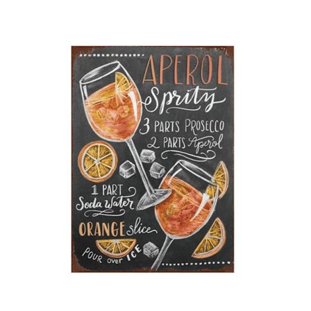 Barskilt Metall Tinnskilt 10 10