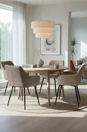 Homeroom Collection - Valdemar 2-pack ruokailutuoli - Luonnonväri - Tuolit - - Homeroom