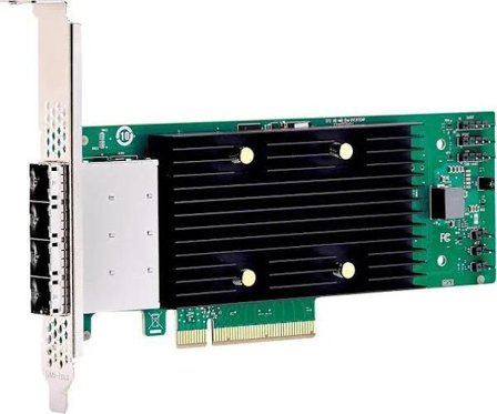 BROADCOM HBA 9600-16e - Diskkontroller - SATA 6Gb/s / SAS 24Gb/s / PCIe 4.0 (NVMe) - PCIe 4.0 x8