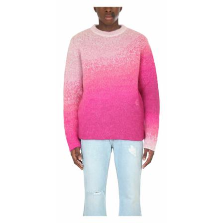 ERL Round-neck Strik Pink, Herre Strik, Størrelse: S