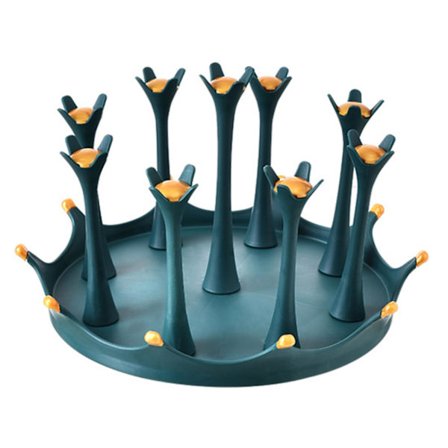 Olohuoneen viemärin pyörivä mukiteline keittiön säilytysteline vihreä hedelmäkori kattilat ja pannut setti aterian valmistusastiat pehmeä hankausruoka