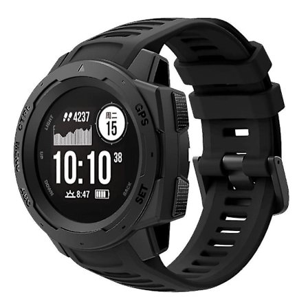 Mjukt silikonband till Garmin Instinct Esports / Sun / Tide / Tactical GPS Smartwatch