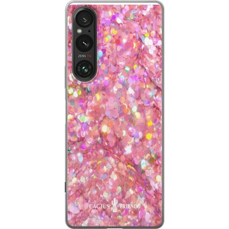 Kompatibel Mobilcover til Sony Sony Xperia 1 V Cactus and Friends – PinkGlitter