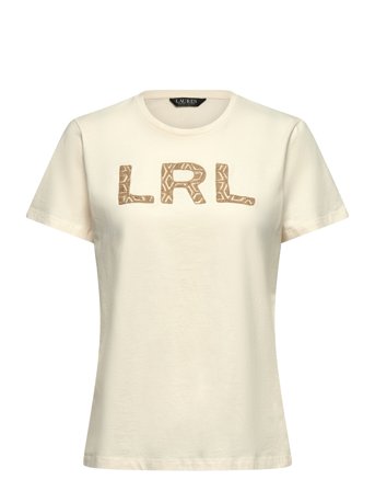 Lauren Ralph Lauren | French Knot-Logo Cotton Jersey Tee | XS
