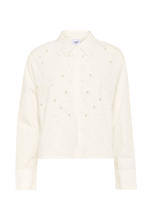 Saint Tropez LupinaSZ Shirt Skjortor Dam Vit XS